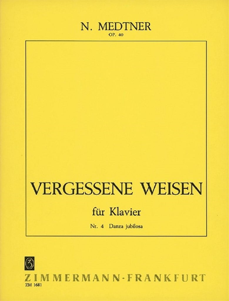 Vergessene Weisen op. 40